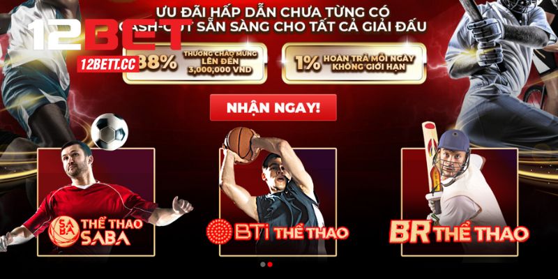 Một Số Tựa Game Thể Thao 12BET Đáng Thử